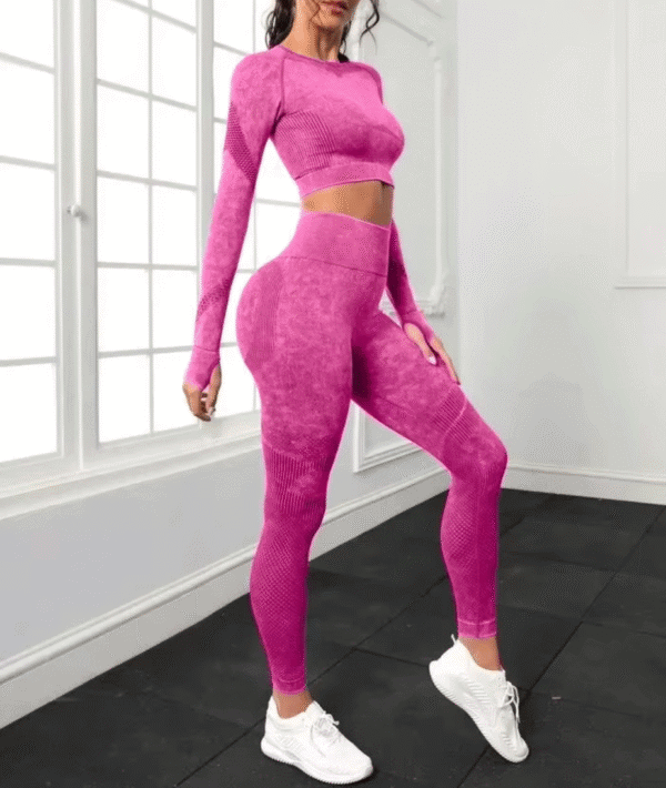 Seamless yoga set, gym set, workout wear, activewear